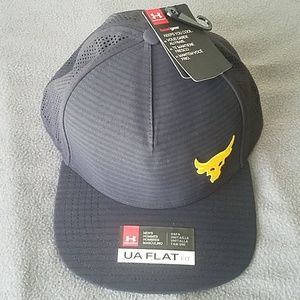 RARE under armour rock project flat bill hat